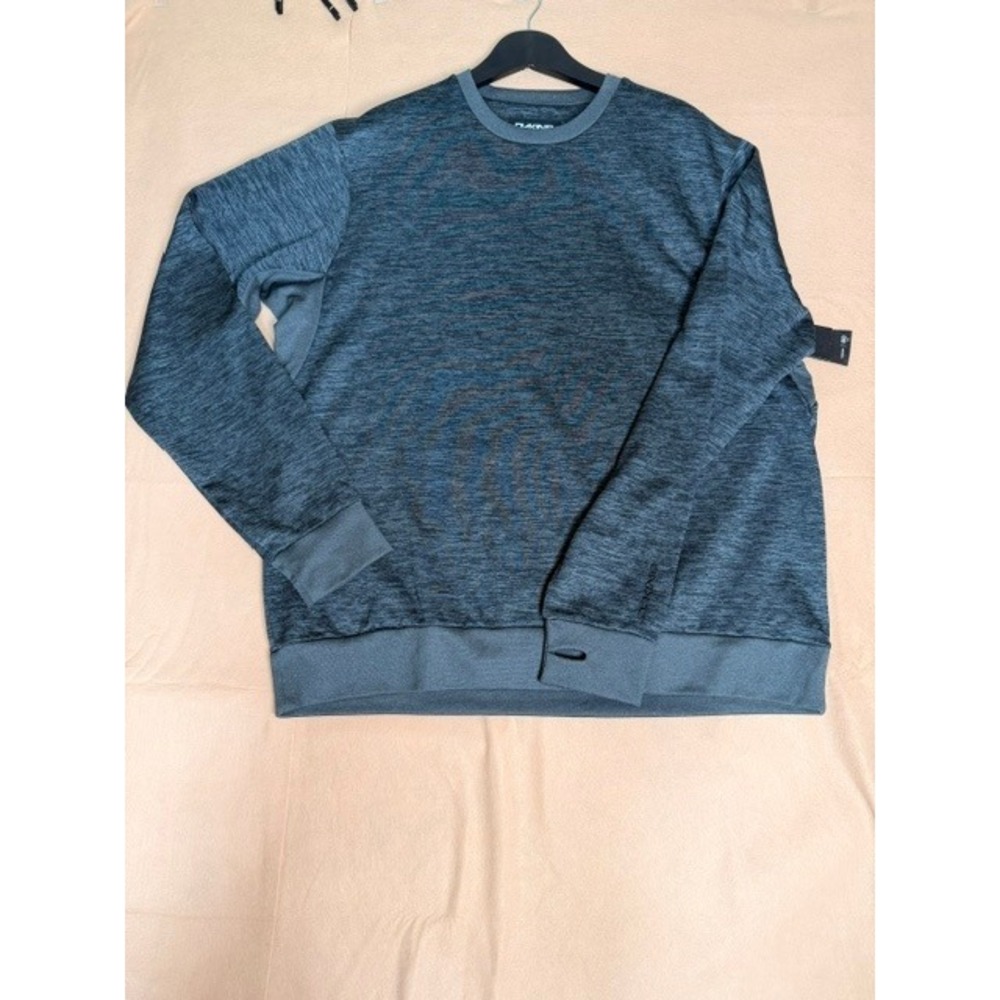 Dakine Liberator LW Crew Men's XXL NWT Black Heather Sweatshirt Thumbholes